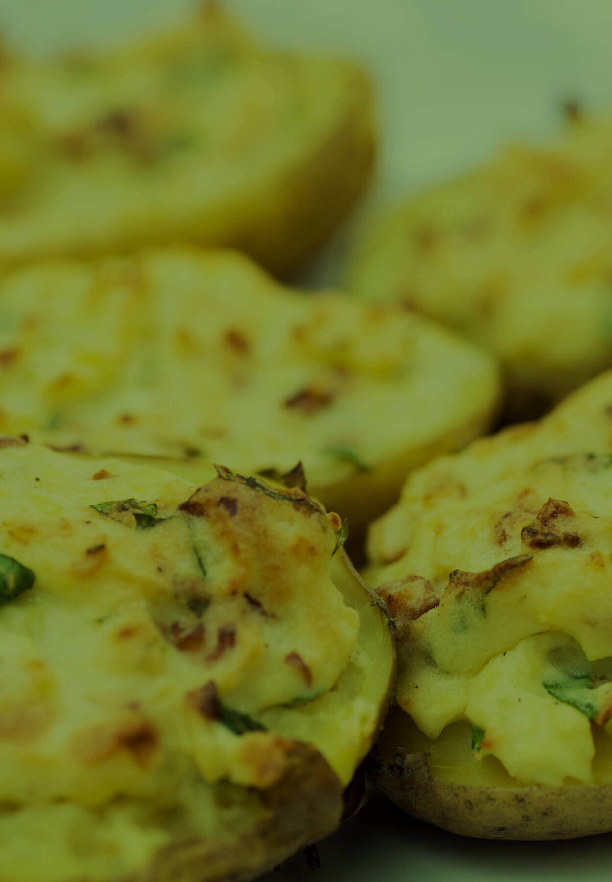 Batata Recheada com Strogonoff Vegabom