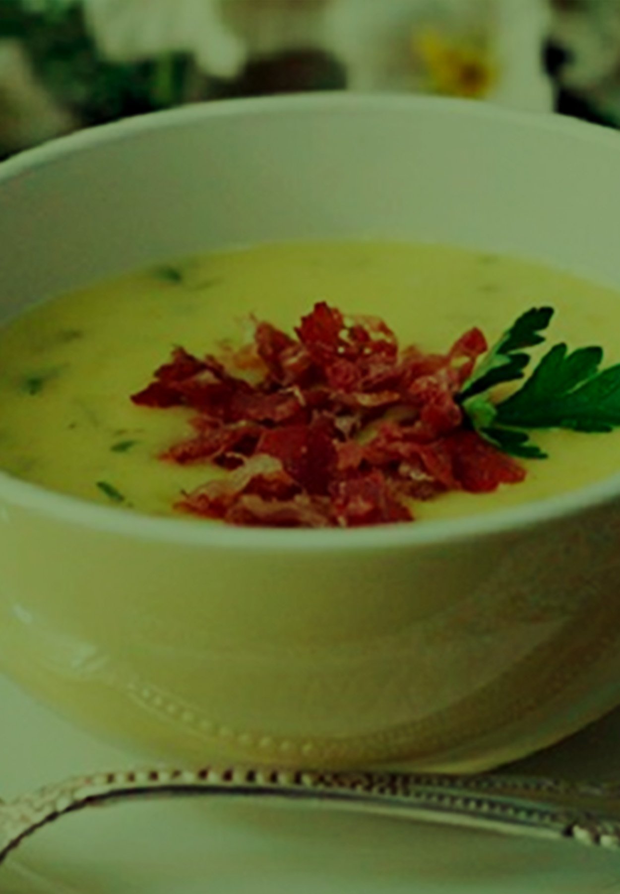 Caldo de Mandioquinha com Calabresa Vegabom